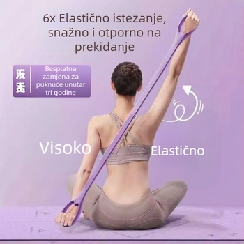Figure-8 otporna traka s neklizajućom drškom za istezanje leđa i kućnu jogu; materijal: TPR; šifra proizvoda: Silicone horoscope