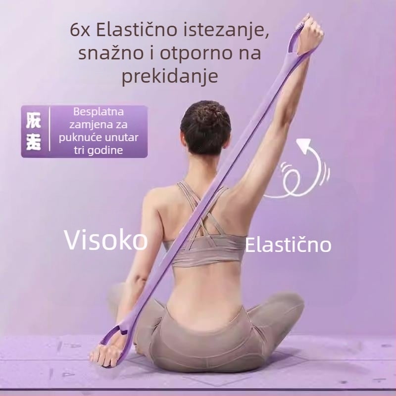 Figure-8 otporna traka s neklizajućom drškom za istezanje leđa i kućnu jogu; materijal: TPR; šifra proizvoda: Silicone horoscope