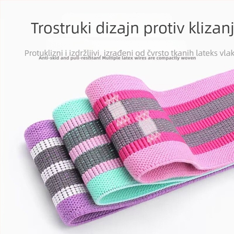 Rice Flowers set joge s otporom — prsten za bokove, prsten za čučanj, elastične trake otpora