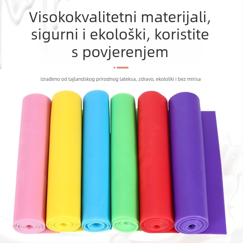 Set elastičnih traka za jogu – TPE latex trake za podizanje stražnjice, fitness i jogu za muškarce i žene