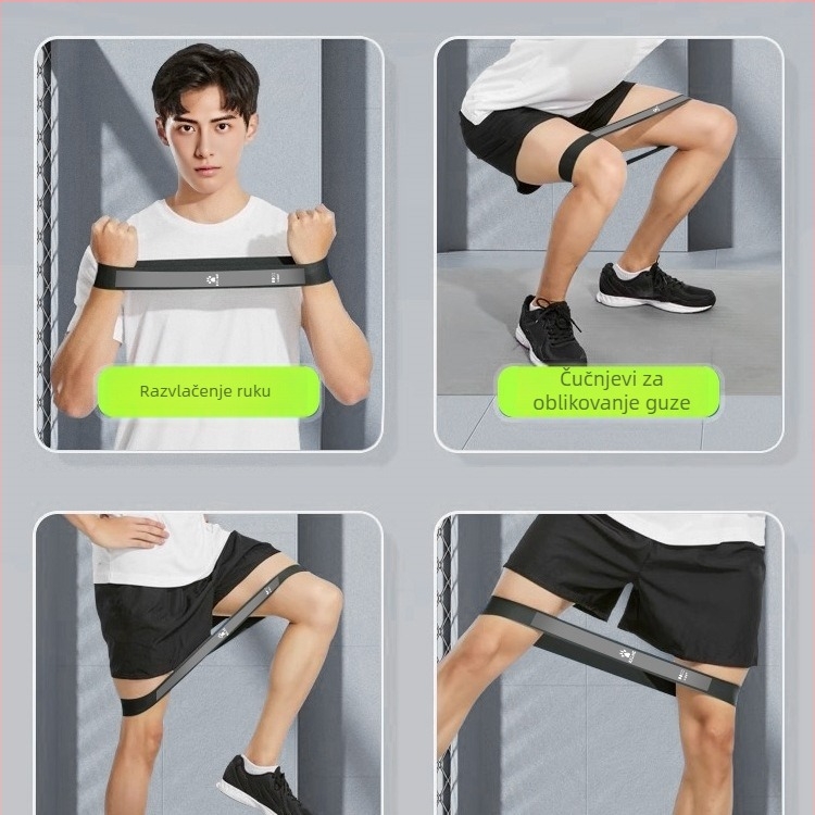 Elastična traka otpora s petljom – za fitness i rehabilitaciju, Materijal: svila, Model: F9768JMM9969HM, Brend: Other