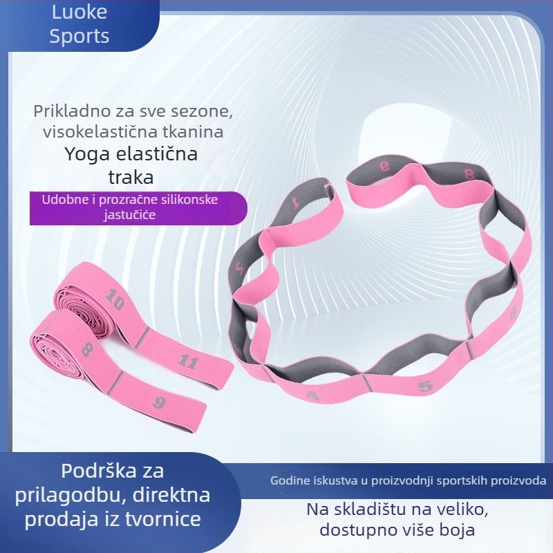 Loko elastični pojas za jogu – otporna traka za fitness, čučnjeve i jogu
