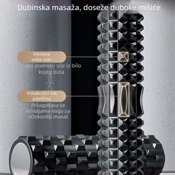 Penasti valjak za dubinsku masažu — Fascia Stick, Leđni valjak, Yoga valjak; Materijal: Silk Flower; Šifra proizvoda: F 96867jm8st697; Kategorija: Yoga oprema