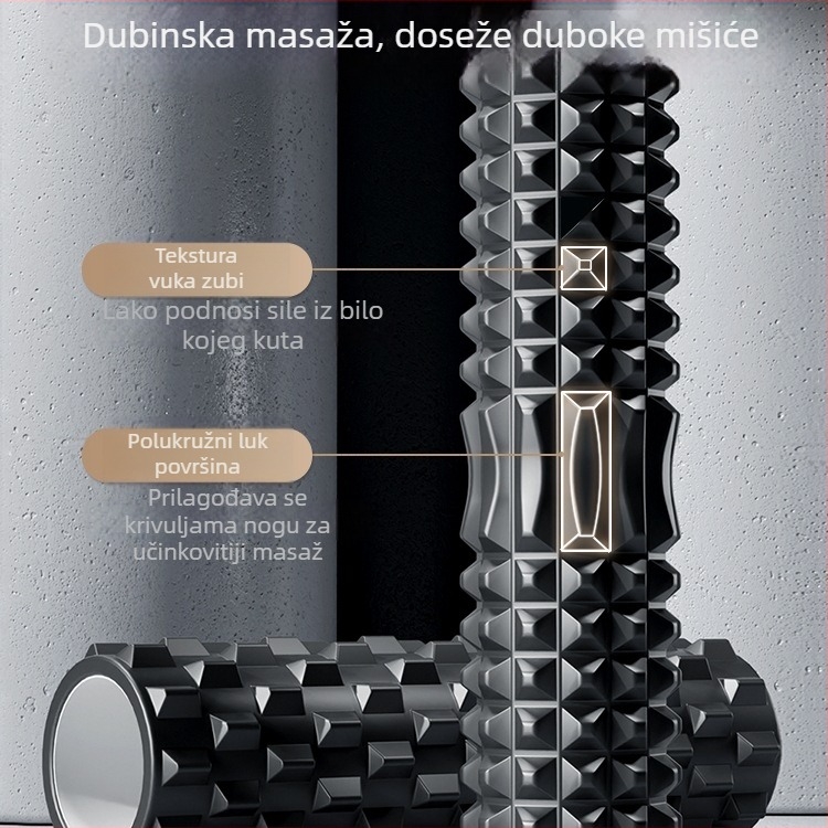 Penasti valjak za dubinsku masažu — Fascia Stick, Leđni valjak, Yoga valjak; Materijal: Silk Flower; Šifra proizvoda: F 96867jm8st697; Kategorija: Yoga oprema