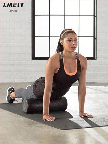 LMEIT valjak od pjene visoke gustoće za opuštanje mišića, masažu leđa i jogu