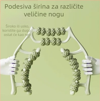 Masažer za noge s kružnim klip-rolom za oblikovanje listova, višestruki pjenasti valjak za opuštanje mišića nogu
