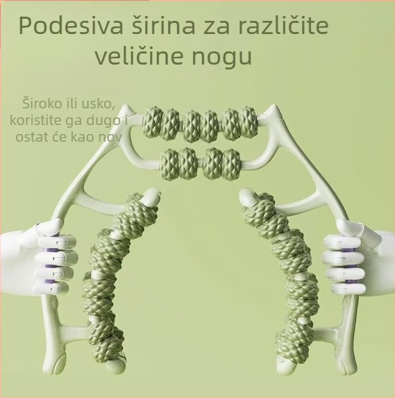 Masažer za noge s kružnim klip-rolom za oblikovanje listova, višestruki pjenasti valjak za opuštanje mišića nogu