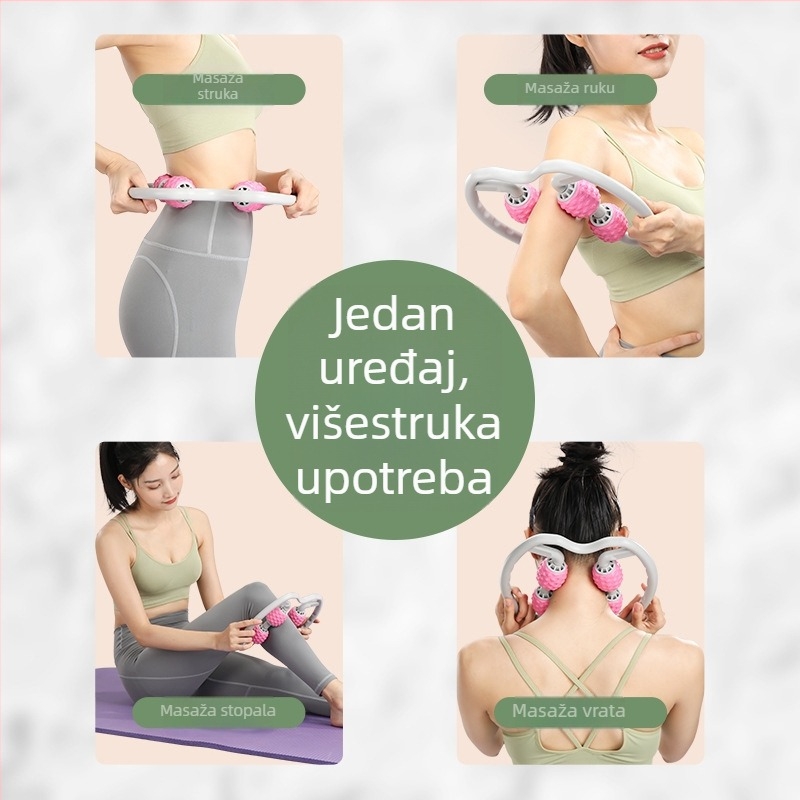 Prstenasti masažer za potkoljenicu i valjak za opuštanje mišića i fascije