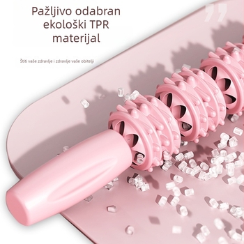 PP materijal, 4 kotača, masažni valjak od pjene za masažu mišića nogu, masažni štapić, EVA duboka relaksacija fascije