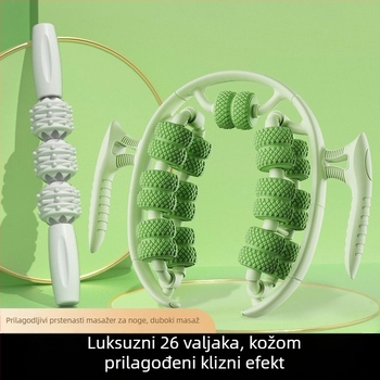 STKO masažer za noge s 26 kotača, kružni oblik – valjak za listove, PP materijal