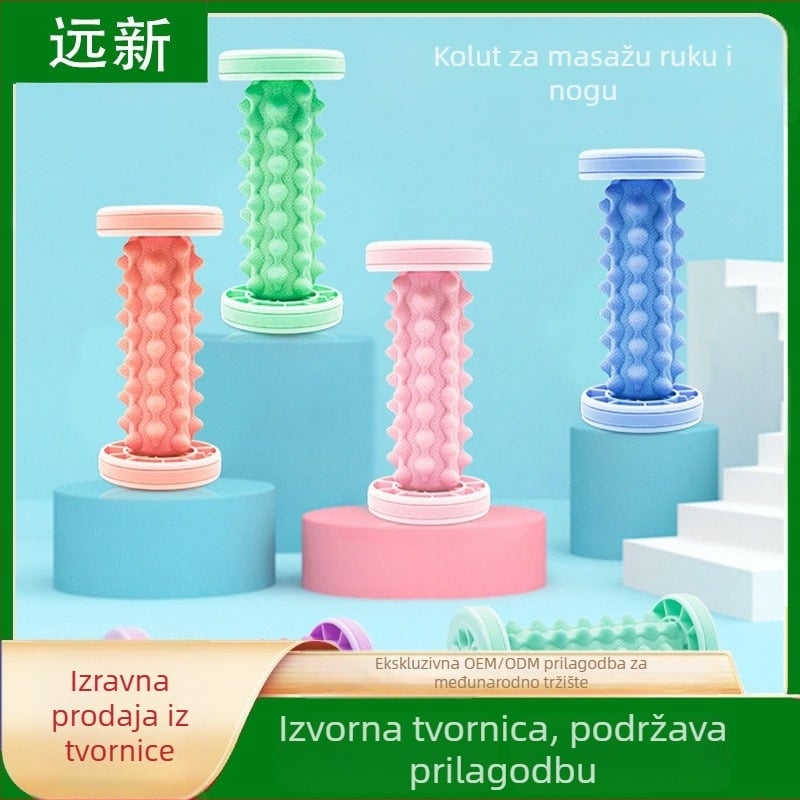 Ručni i nožni masažni kolut sa špicama za meridijane i oslobađanje fascije — joga pomagala za fitness