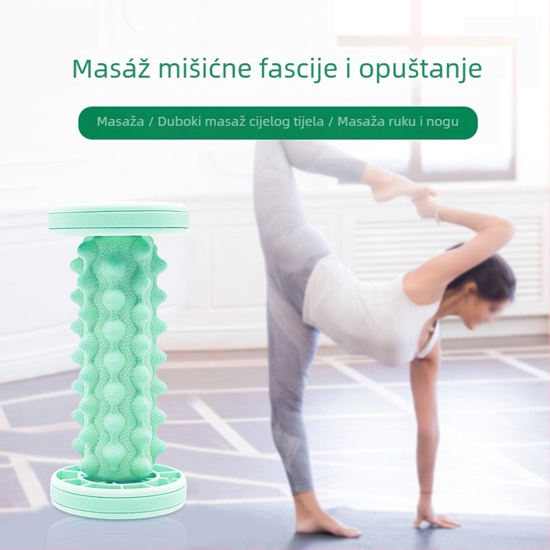 Ručni i nožni masažni kolut sa špicama za meridijane i oslobađanje fascije — joga pomagala za fitness