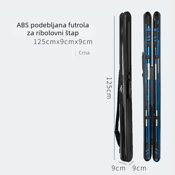 ABS tvrdi kućište za štap za ribolov, prijenosna torba, 9 cm, vodootporna