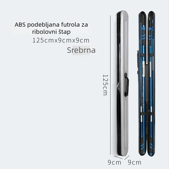 ABS tvrdi kućište za štap za ribolov, prijenosna torba, 9 cm, vodootporna