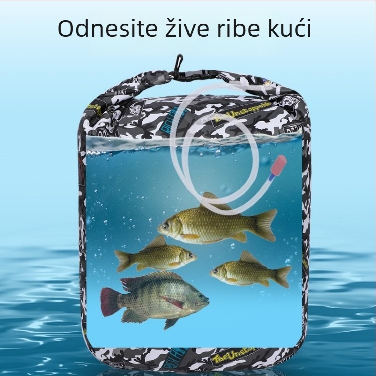Prijenosna sklopiva torba za živu ribu, za ribolov, od Oxford platna, veliki kapacitet