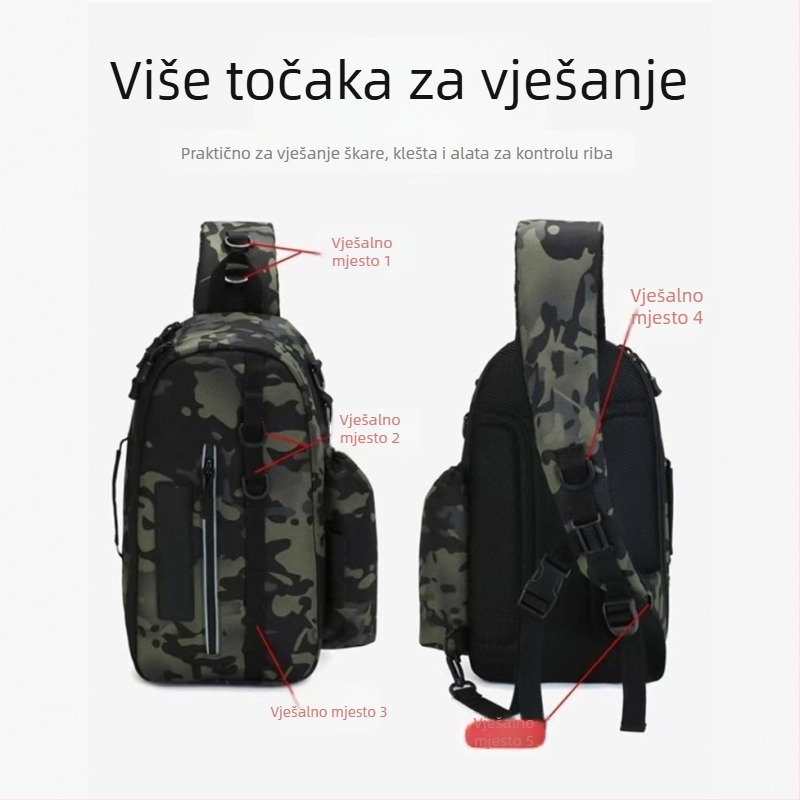 Vodootporna pojasna torba za umjetne mamce i ribolovnu opremu — višenamjenska torba za skladištenje opreme