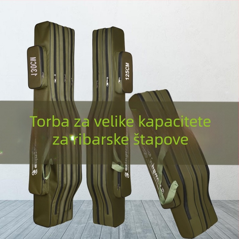 Torba za ribarski štap, velika kapaciteta, lagana, nije vodootporna