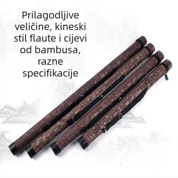 Torba za flautu s patentnim zatvaračem i torba za štap za ribolov – torba za glazbene instrumente