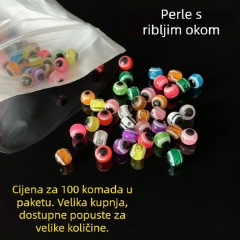 Ribolovna perla za montažu mamca — Zhu xingyu, plastična perla, materijal: Drugo