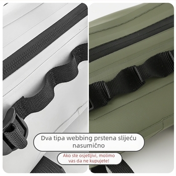 Vodootporna TPU torba za mamce za vanjski ribolov – višenamjenska torba za rame/prekrižnu za štap, liniju, mamce i kolut (Autorizirana privatna marka)