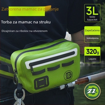 Torba za ribolovnu opremu od TPU-a, vodootporna i zapečaćena, za mamce, navijanje, štap i mulinetu