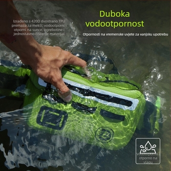 Torba za ribolovnu opremu od TPU-a, vodootporna i zapečaćena, za mamce, navijanje, štap i mulinetu