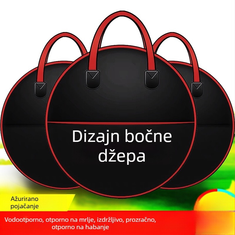Torba za zaštitu ribe, višenamjenska ribarska torba, prijenosna platnena torba sa bočnim džepom, kružni/pravokutni dizajn, materijal: platno, funkcije: mamac i ribolovna linija
