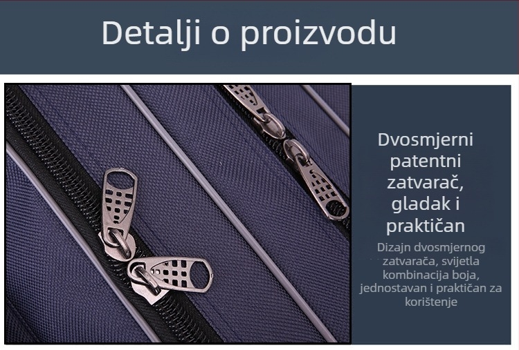 Torba za štapove s tri sloja, velika kapaciteta za štapove, mamce i muline