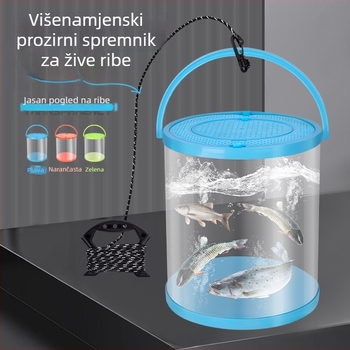 Kanta za žive ribe, prozirna, debeli EVA materijal