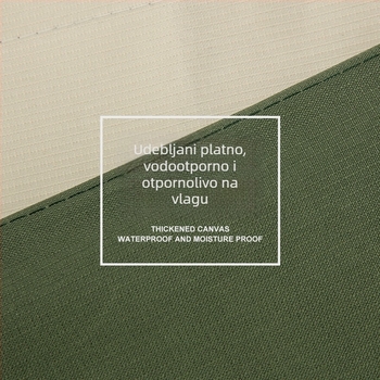 Platnena torba za štap za pecanje s rolom — prijenosna, vodootporna, za štap, liniju i mamac