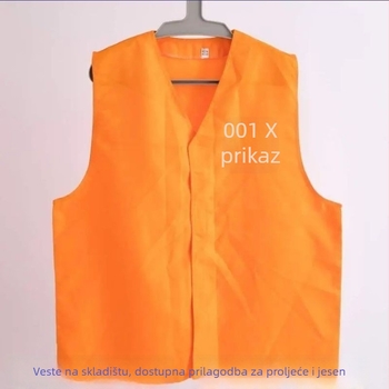 Halloween rekvizit: odrasla zatvorska uniforma — identifikacijske uniforme, vestu i kombinezon, opušten kroj, okrugli izrez, jednostruko kopčanje, 100% poliester