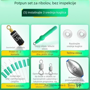 Set plutova za ribolov s materijalom od svilenog cvijeta, automatsko traženje dna, noćno svjetlo, dnevno/noćna upotreba, model F99J6M88S5MSM8