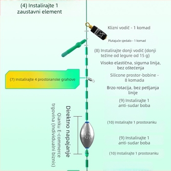 Set plutova za ribolov s materijalom od svilenog cvijeta, automatsko traženje dna, noćno svjetlo, dnevno/noćna upotreba, model F99J6M88S5MSM8