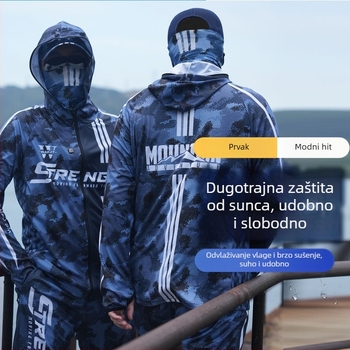 Ribolovna odjeća za ljeto: prozračna, vodootporna, UV zaščita, poliester, unisex