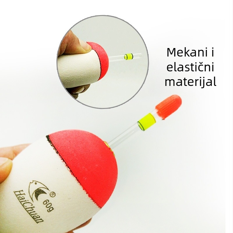 Ribolovni plutač s vertikalnim driftom • EVA pjena • Svetleći uložak • Marka: Fishing Reiki