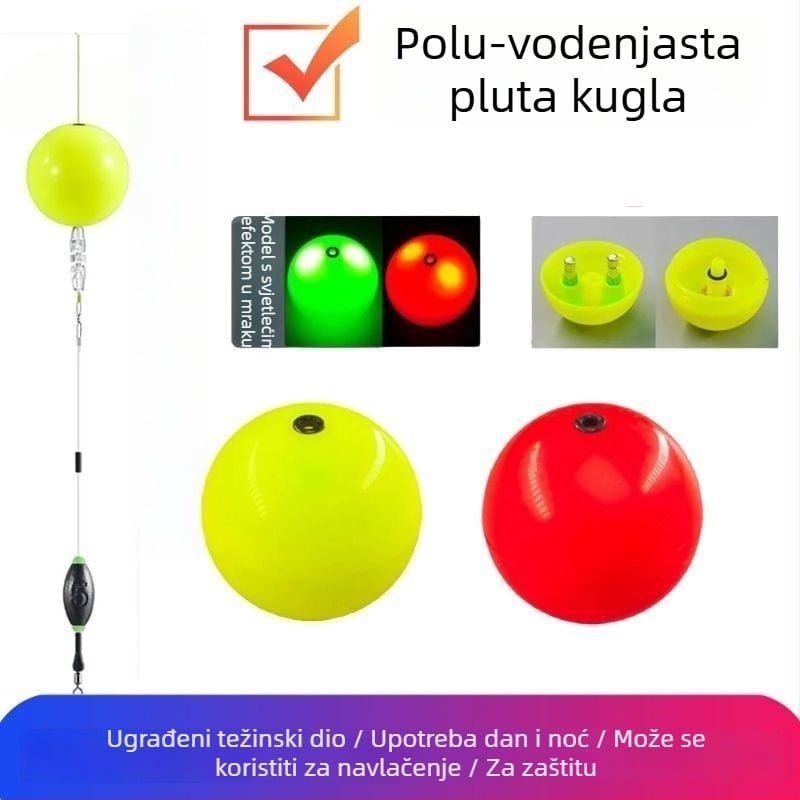 Plovak za ribolov na stijeni, najlon konstrukcija, plovci i bóje