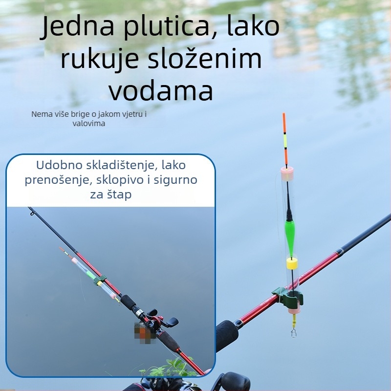 Wickert Vertikalni Drift Plovak za Ribolov s Digitalnim Noćnim Režimom, Obalni Plovak, Kompozitni Materijal