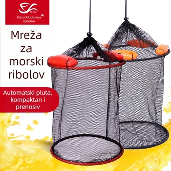 Prijenosni sklopivi mrežasti džep za zaštitu riba u morskom ribolovu – brzo se suši, mrežasti džep