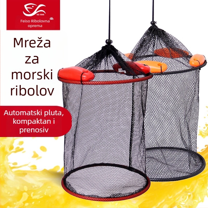 Prijenosni sklopivi mrežasti džep za zaštitu riba u morskom ribolovu – brzo se suši, mrežasti džep