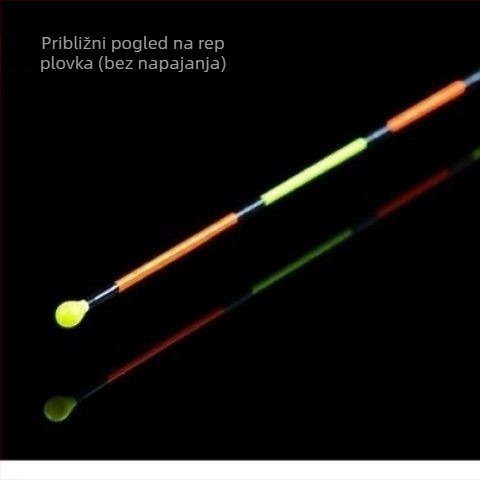 Noćni plovak za ribolov s indikatorom ugriza i mijenjajućom bojom stražnjeg svjetla, LED visoke svjetline