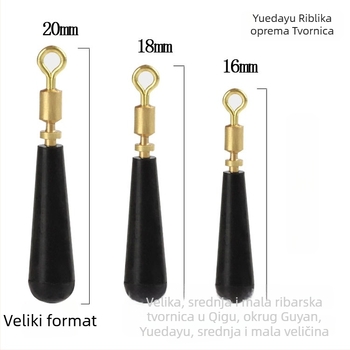 Okretna drift sjednica s pločom montiranom bakrenom glavom, bakar-gum materijal | Yueda fishing gear