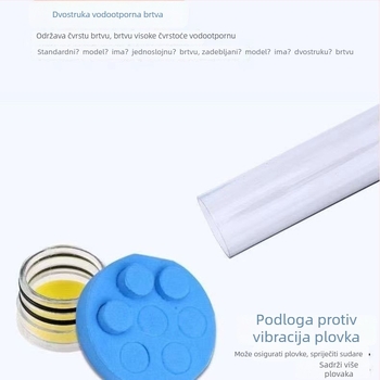 Prozirna debela plutajuća cijev za ribolov