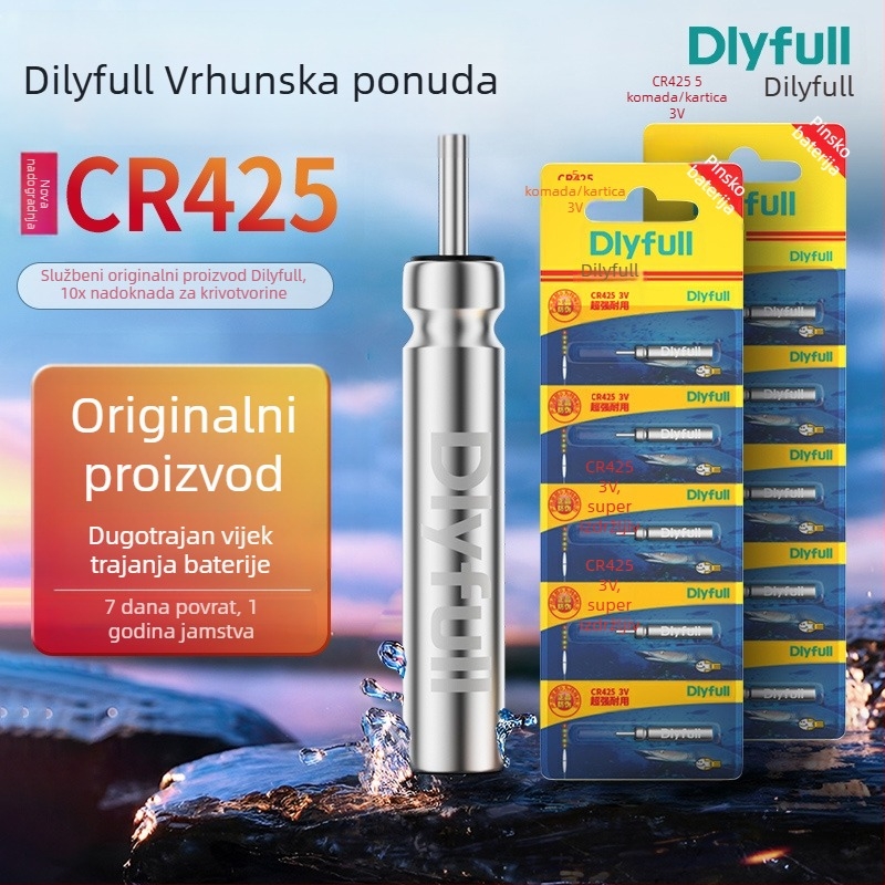 Danny Fu Sjajna grafenska pluta za ribolov s baterijom CR425/322/316/311