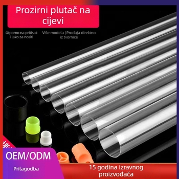 PVC ribolovački plovak, dizajn bačvastog/tubastog oblika, s spremnikom za pohranu; opcije čepa: standardni ili visokokvalitetni visići čep