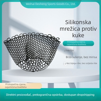 Silikonska mrežasta torbica za glavu mreže za ribolov — lagana, bez mirisa, prijateljska prema ribama, protiv zaplitanja