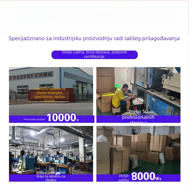 Povlačiva kuka za ribolov – aluminijska smjesa; upotreba: ribolov s čamcem; tip: retraktivan