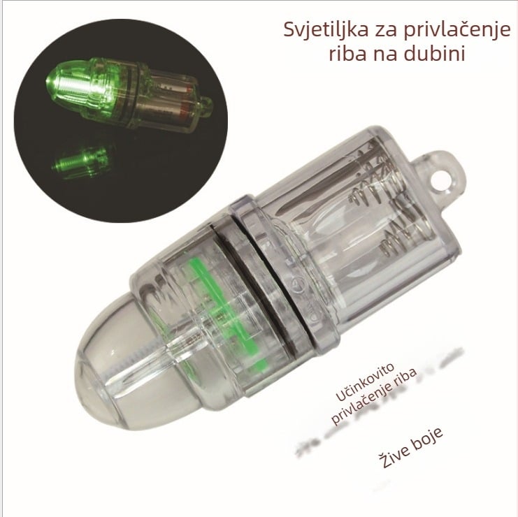 Podvodna ribolovna svjetiljka s vodootpornim PVC kućištem, visoka svjetlost za kaveze riba