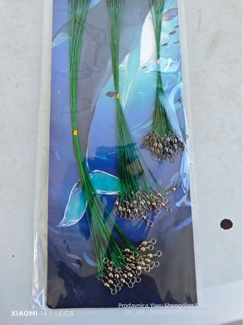 Predvodnik žice za morski ribolov – nehrđajući čelik, set žica, protiv ugriza