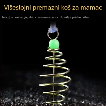 Eksplozivna mreža za ribolov na dnu, s ljepilivom mrežom i mrežom za bacanje
