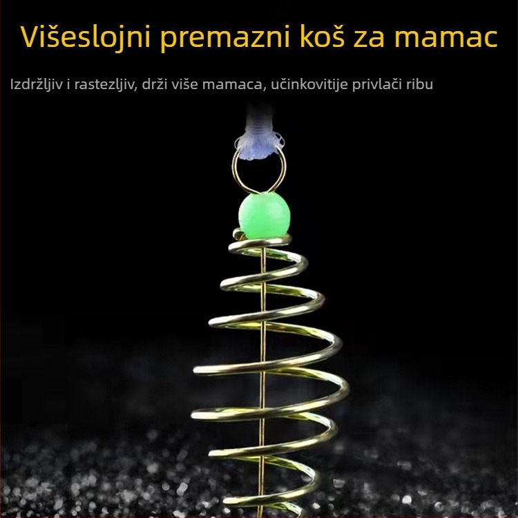 Eksplozivna mreža za ribolov na dnu, s ljepilivom mrežom i mrežom za bacanje
